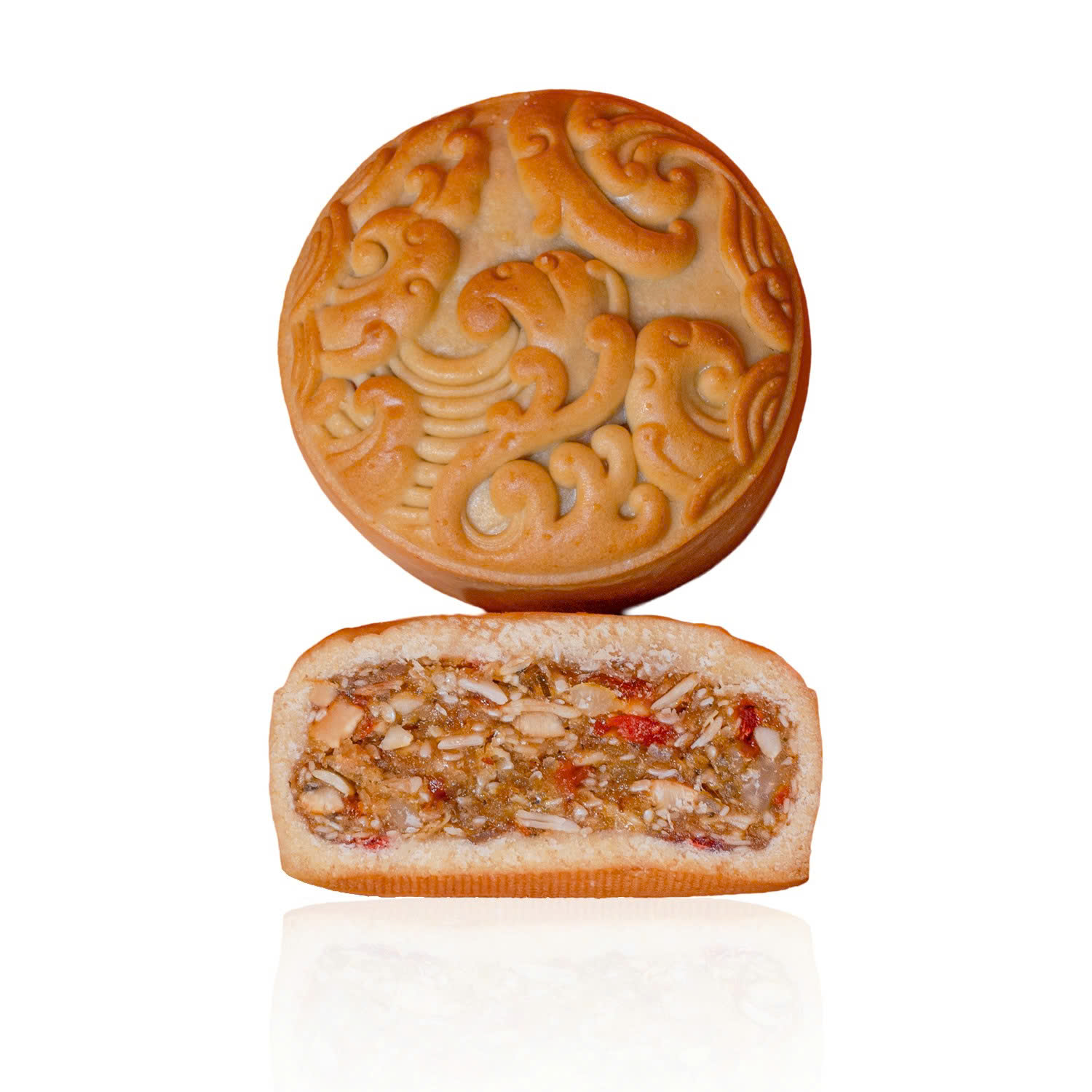 Bánh trung thu nướng nhân rong biển (Chay)